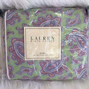 LAUREN by Ralph Lauren Twin Comforter Cover! NEW!